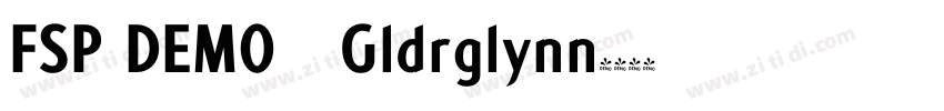 FSP DEMO   Gldrglynn字体转换
